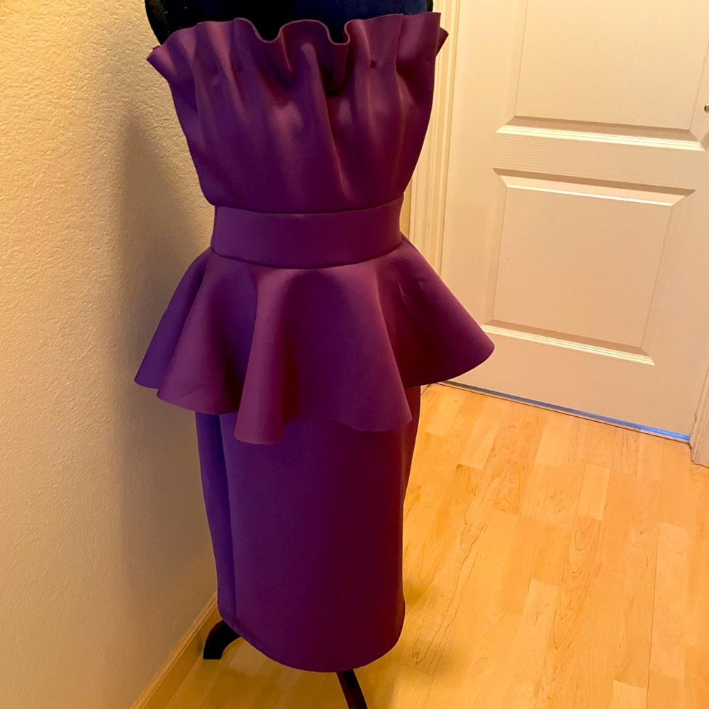 Purple dress New York and company Sz L